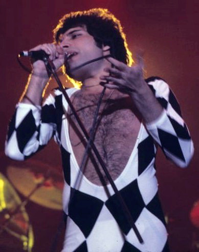 Freddie Mercury performing in New Haven, Connecticut